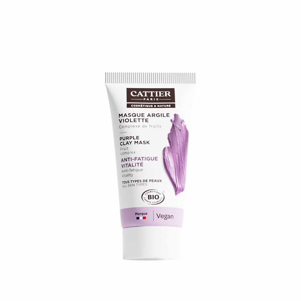 Cattier Mini maschera all'argilla Violetta Bio 30ml