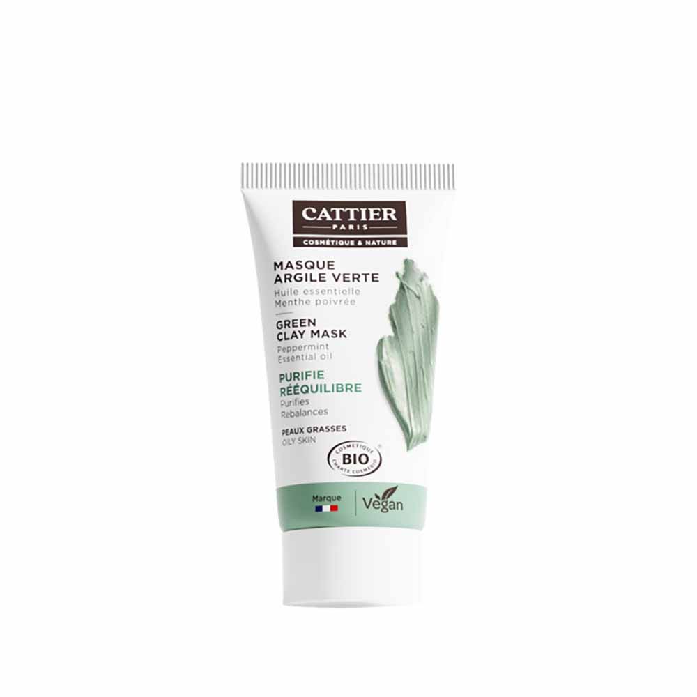 Cattier Mini maschera all'argilla verde biologica 30ml