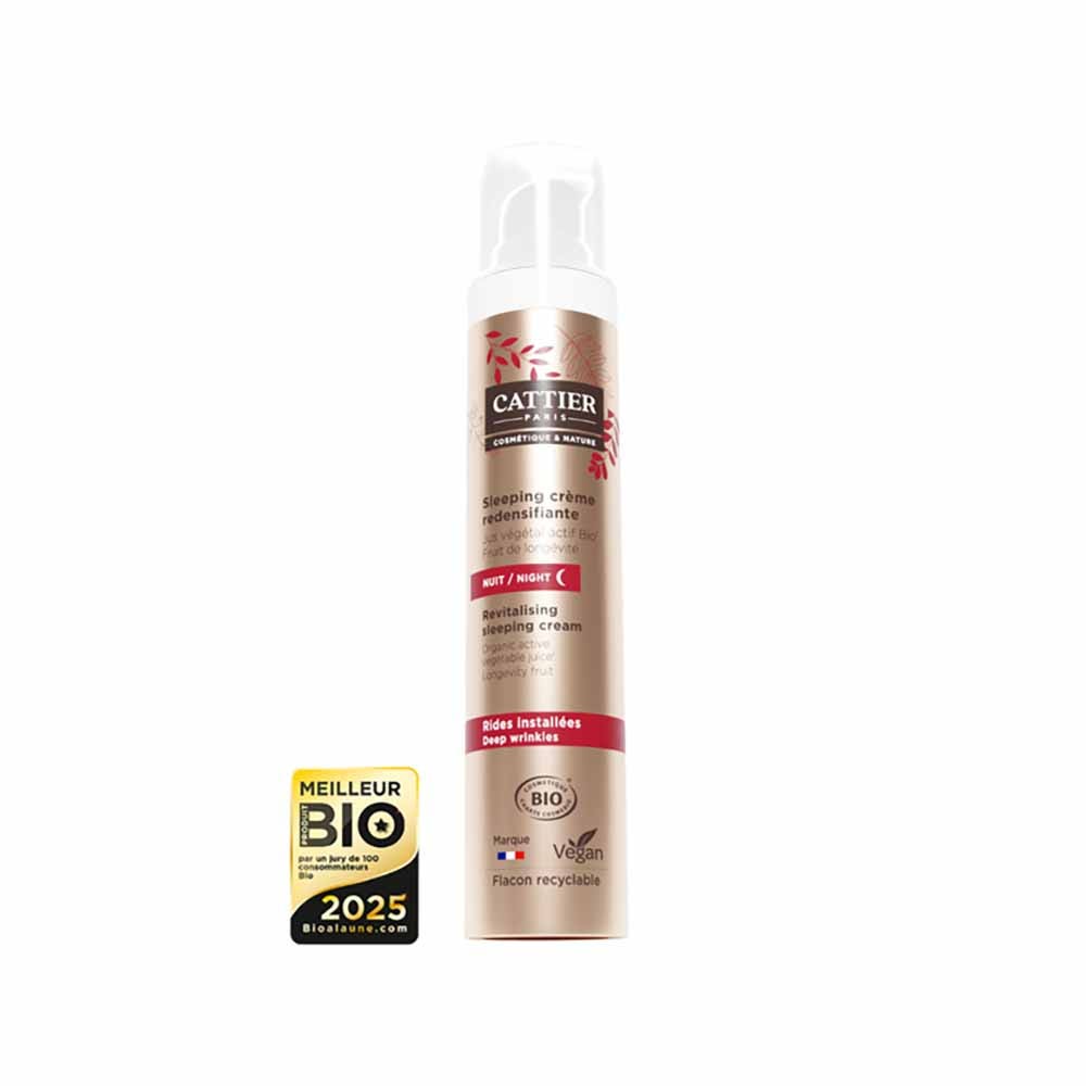 Cattier Anti-età Crema ridensificante per il sonno Bio 50ml