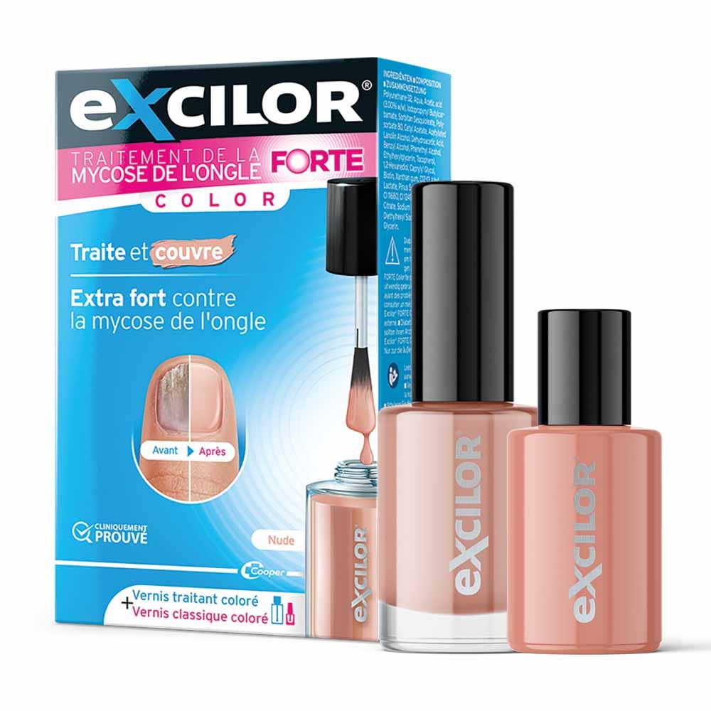 Excilor Trattamento per micosi dell'unghia forte colorazione nude 30 ml