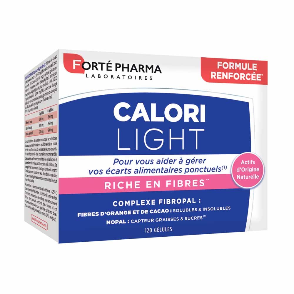Forté Pharma CaloriLight Cattura grassi Fibre + Nopal 120 capsule