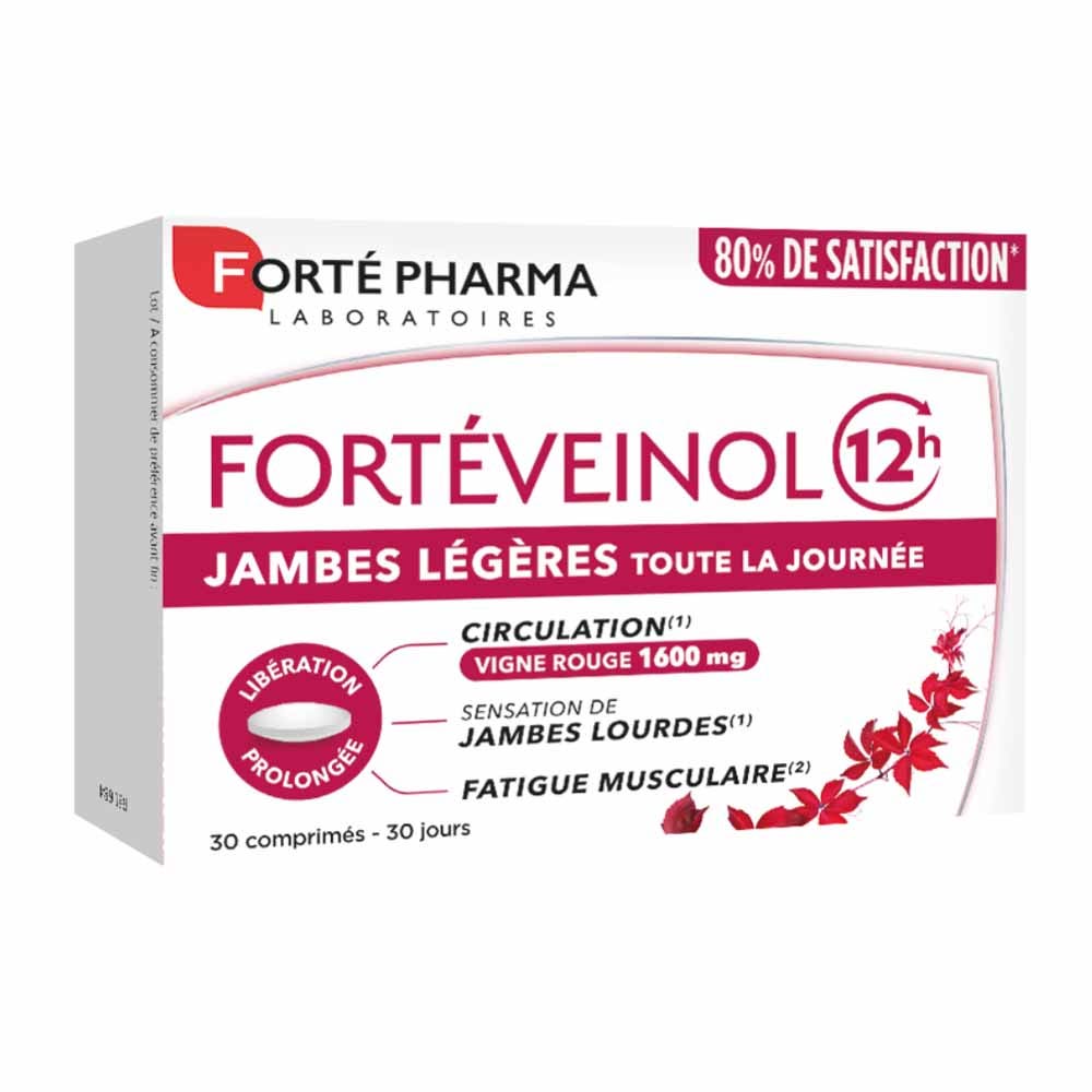 Forté Pharma Forté Veinol Vite rossa circolazione e gambe pesanti 30 compresse a rilascio prolungato