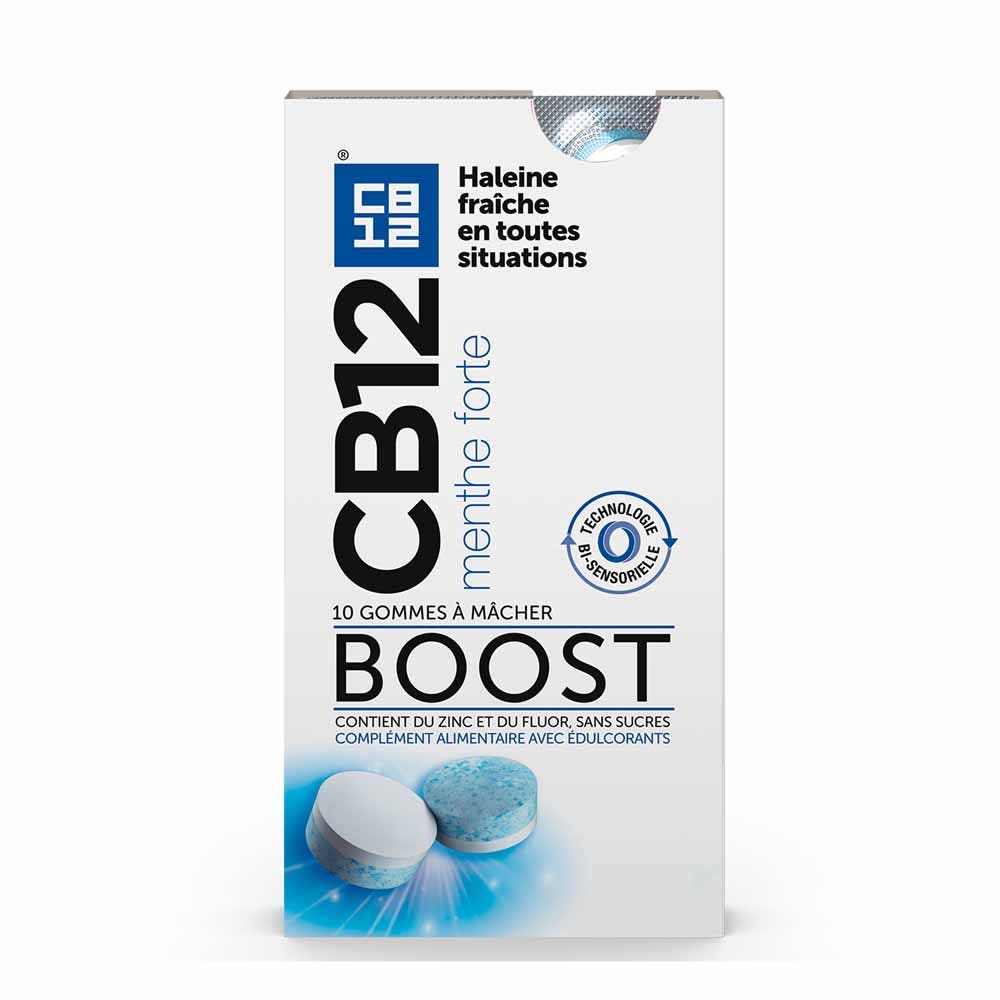 Cb12 Booster freschezza istantanea menta forte 10 gommose