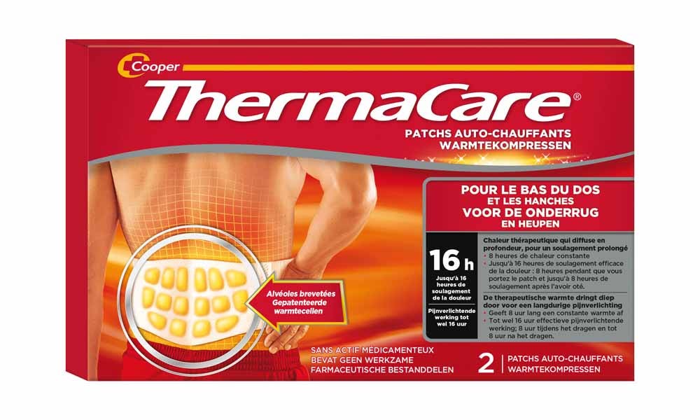 Thermacare Toppa posteriore autoriscaldante x2