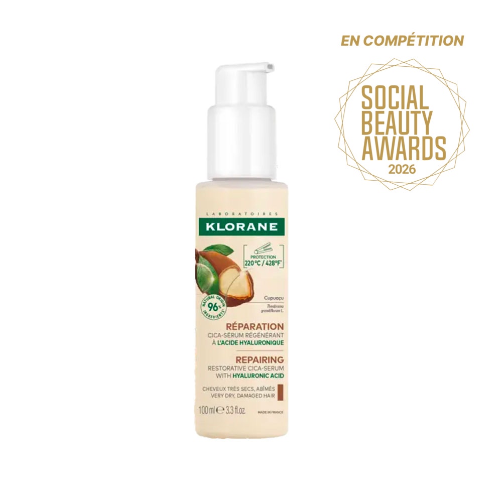 Klorane Cupuaçu Siero riparatore bio Cica per capelli molto secchi e danneggiati 100 ml