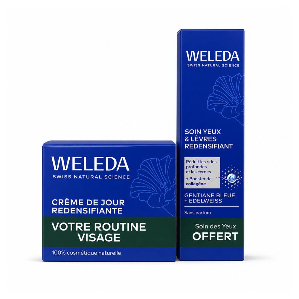 Weleda Crema giorno ridensificante e trattamento occhi e labbra