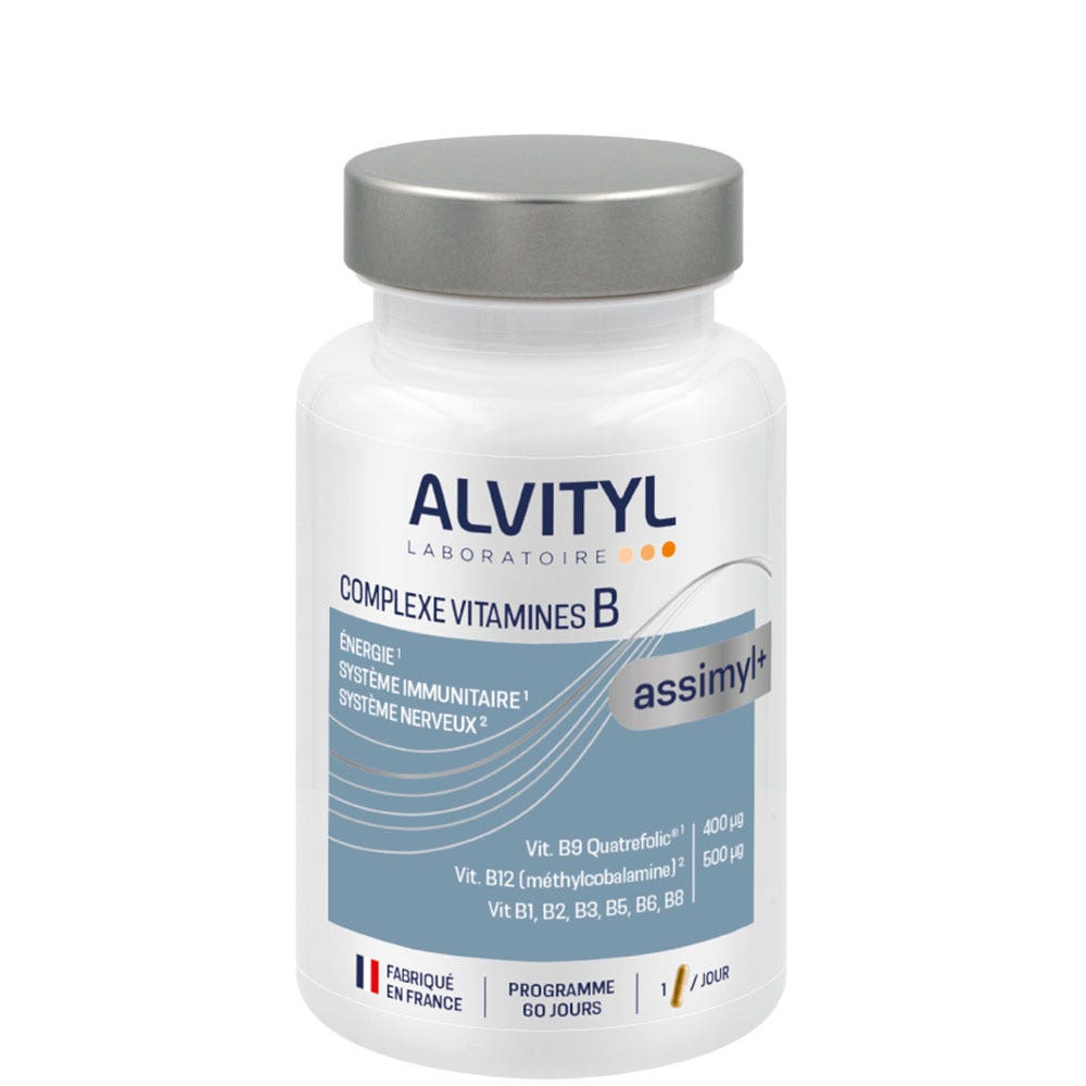 Alvityl Assimyl+ Complesso vitamine B per il sistema nervoso 60 capsule