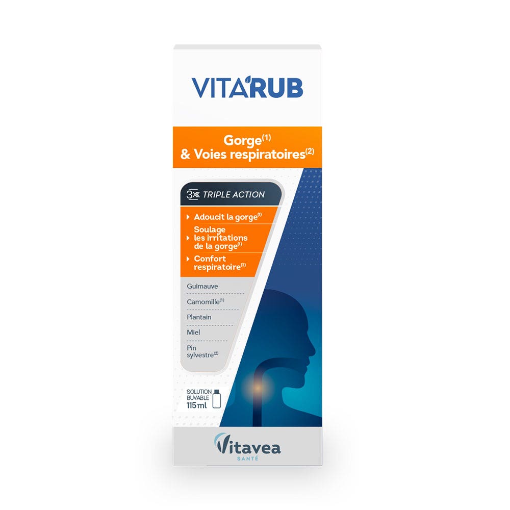 Vitavea Santé Vita'Rub Soluzione orale per la gola 115 ml