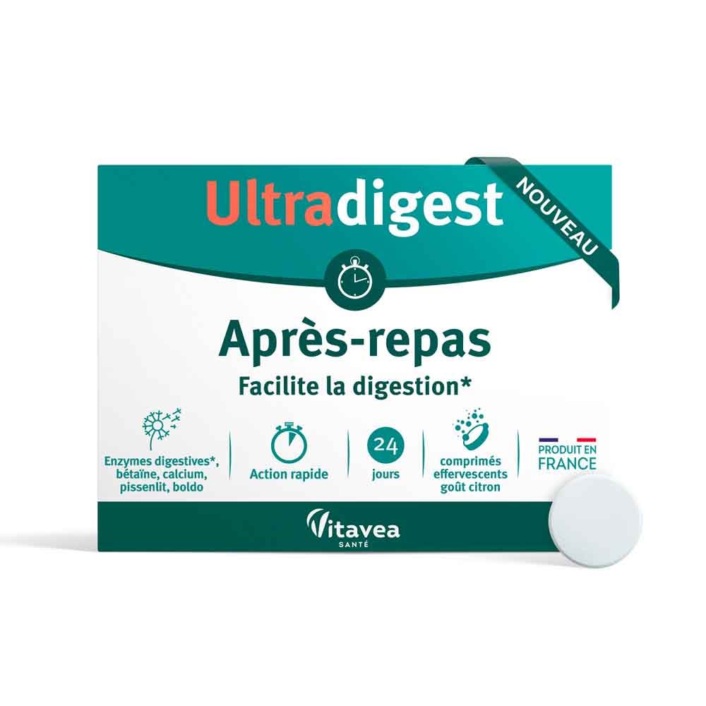 Vitavea Santé UltraDigest dopo i pasti 24 compresse effervescenti
