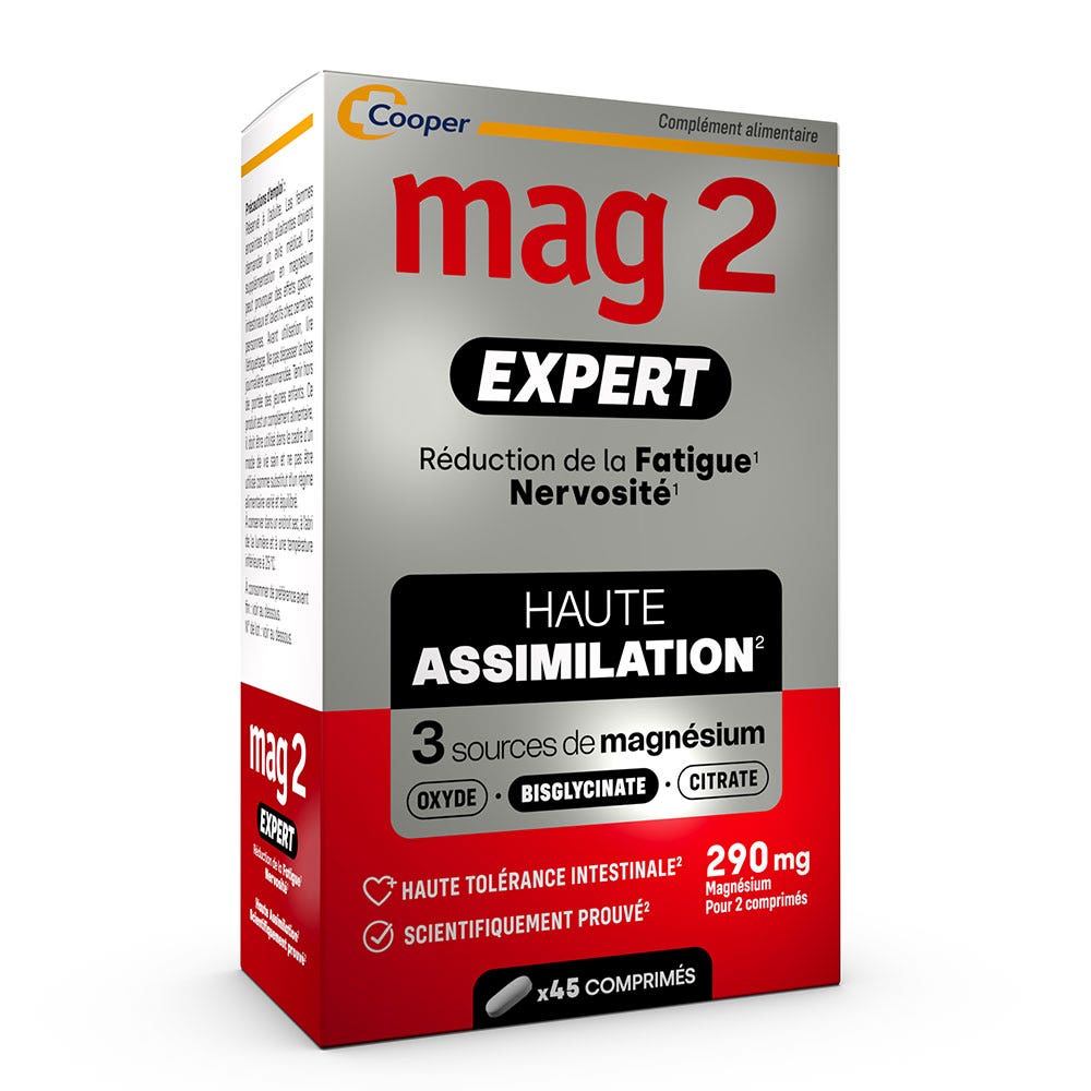 Mag 2 Expert magnesio bisglicinato 45 compresse