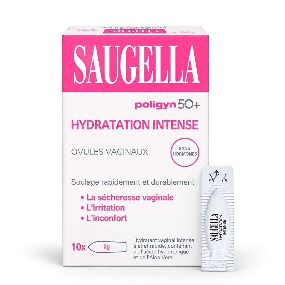 Saugella Poligyn 50+ ovuli vaginali idratazione intensa 10 x