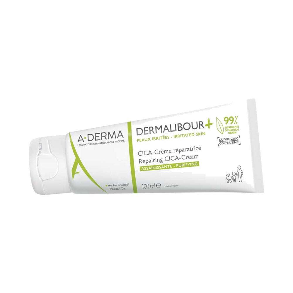 A-Derma Dermalibour+ Crema riparatrice lenitiva Cica per pelli irritate 100 ml