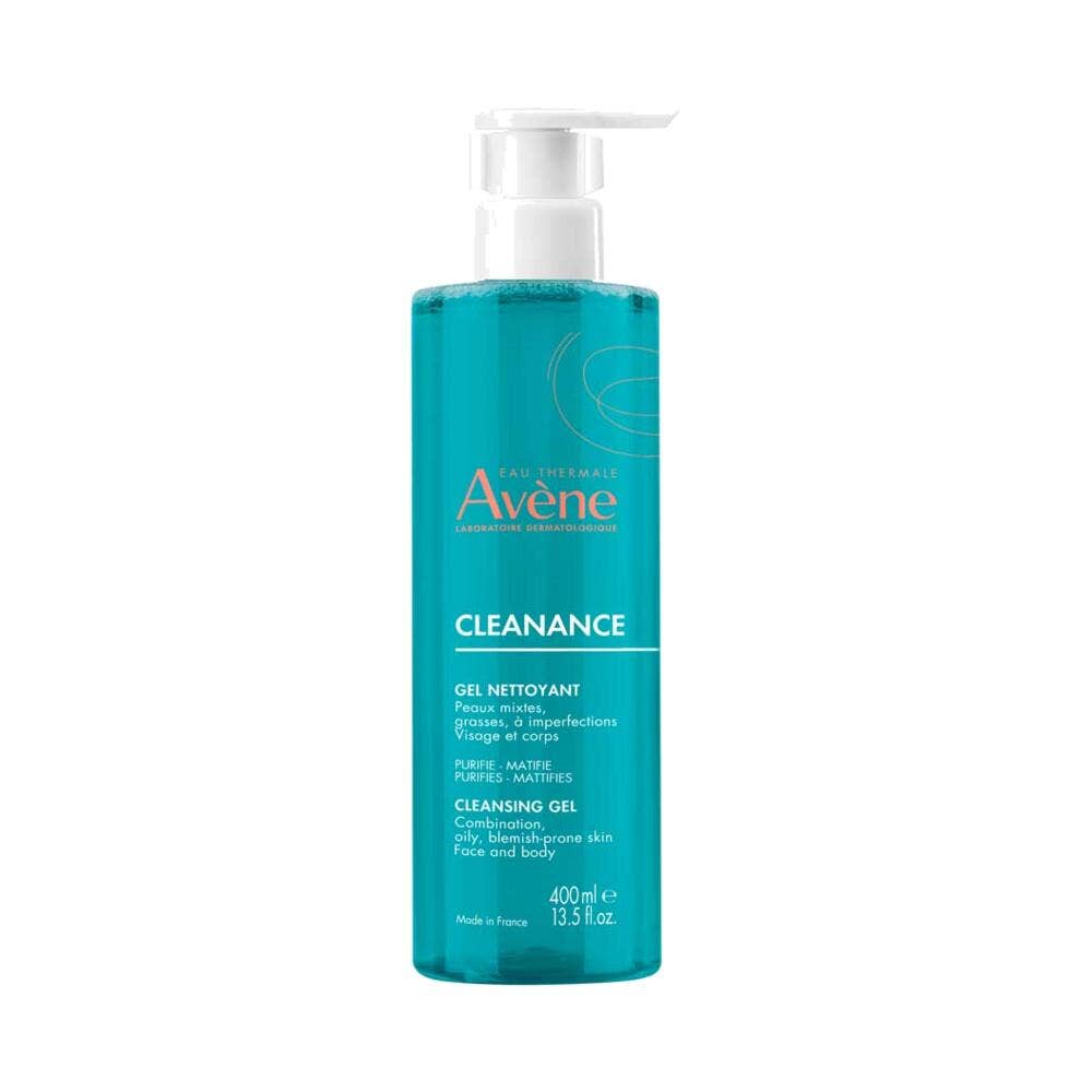 Avène Cleanance Gel detergente viso e corpo per pelli grasse a imperfezioni 400 ml