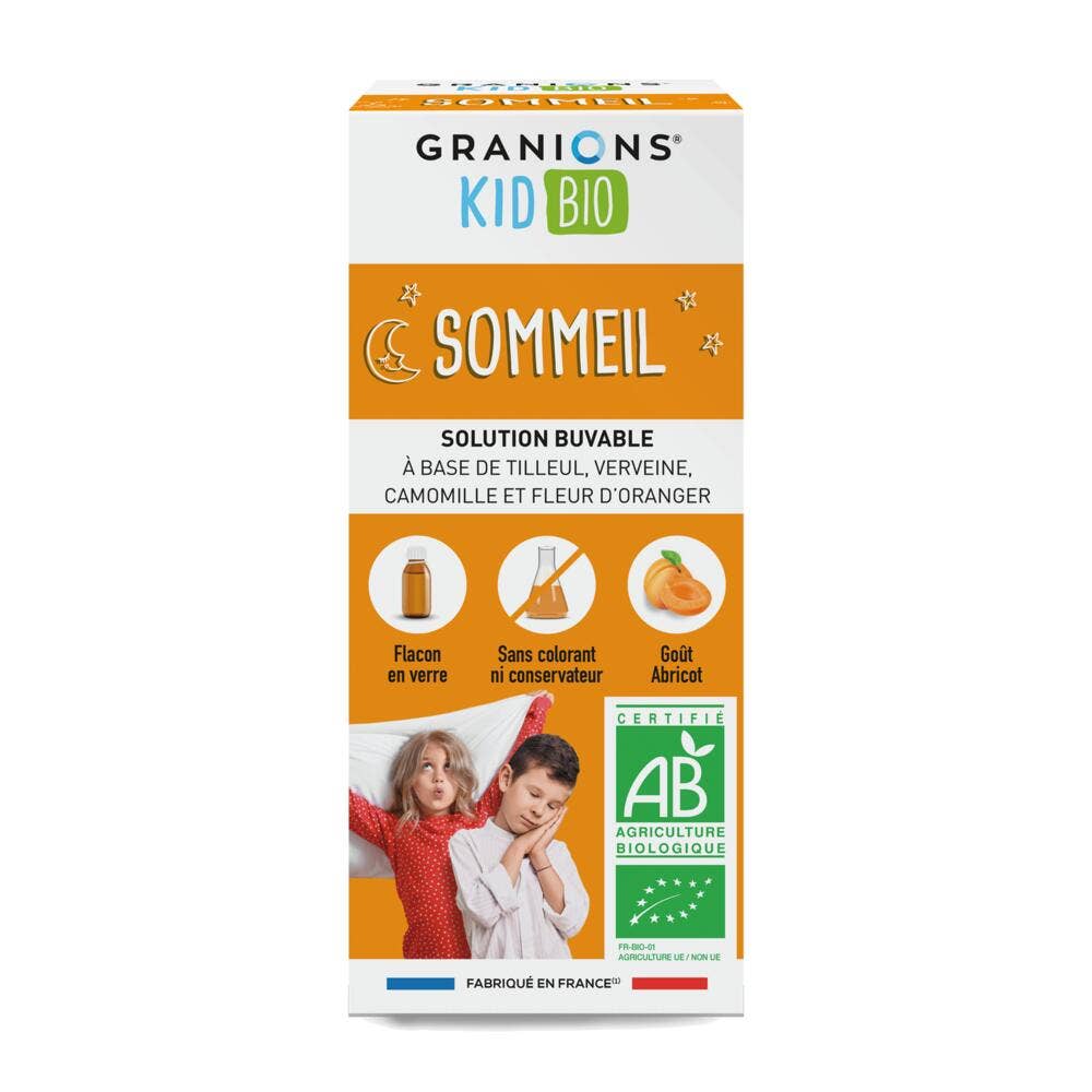 Granions Kid Sciroppo di albicocca Sonno biologico 125 ml