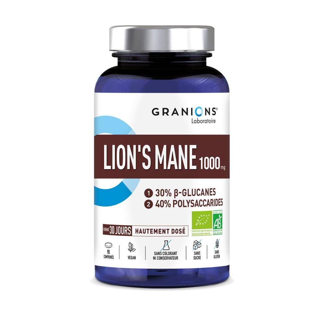 Granions Criniere di leone bio 1000 mg 90 compresse
