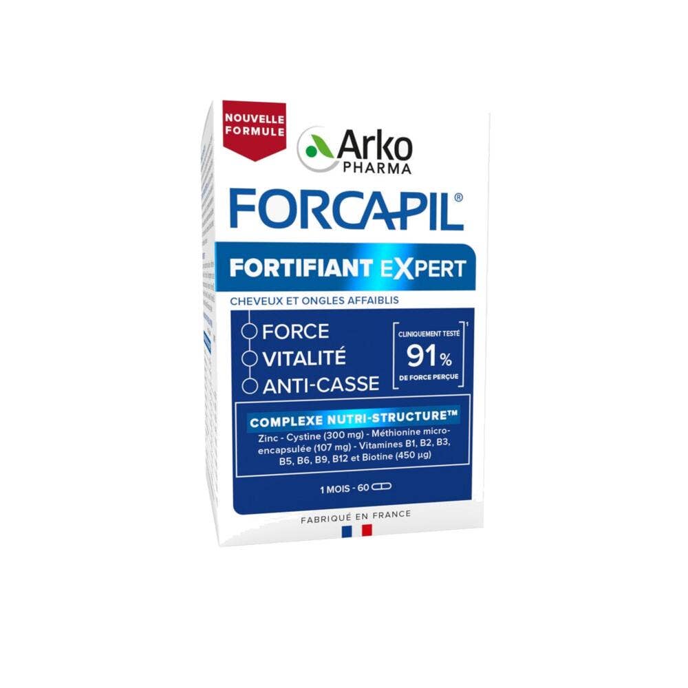 Arkopharma Forcapil fortificante vitalità e brillantezza per capelli e unghie indeboliti 60 capsule