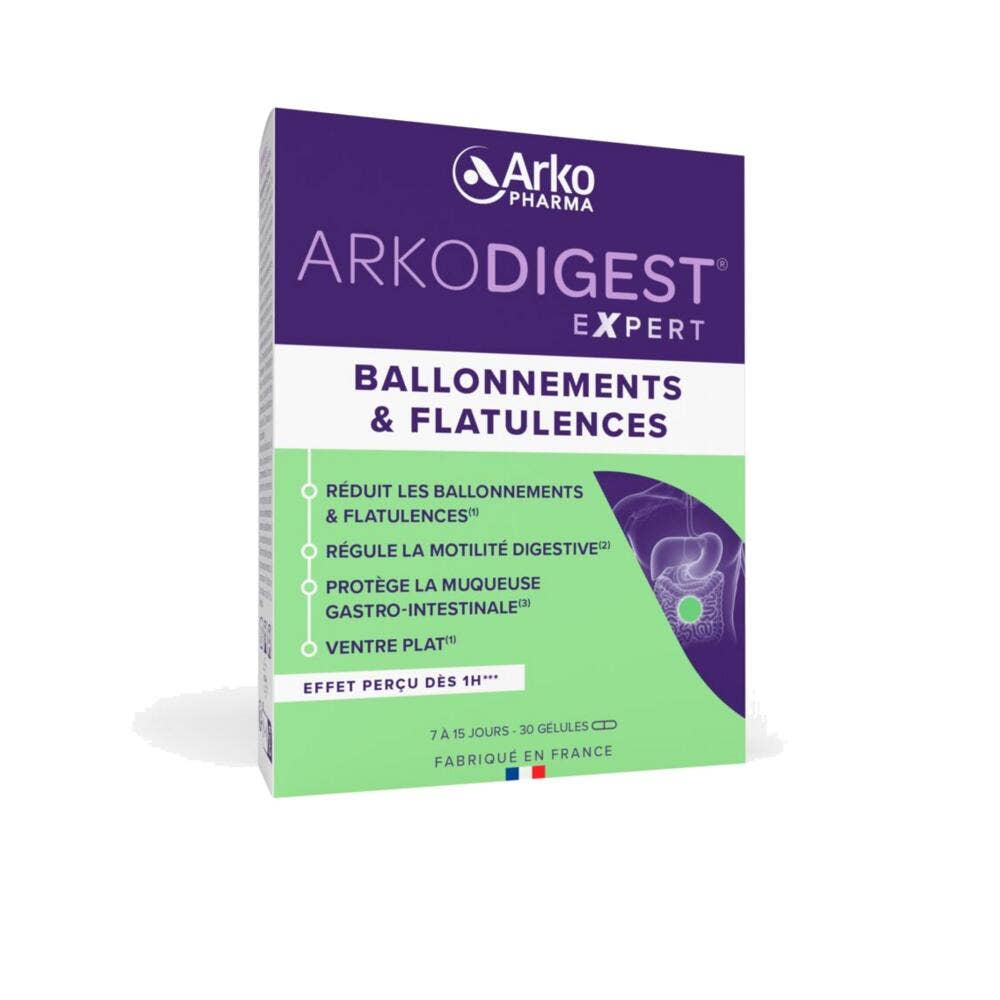 Arkopharma Arkodigest Expert gonfiore e flatulenza 30 capsule