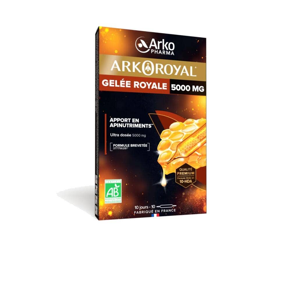 Arkopharma Arkoroyal Gelée Royale 5000 mg bio 10 fiale