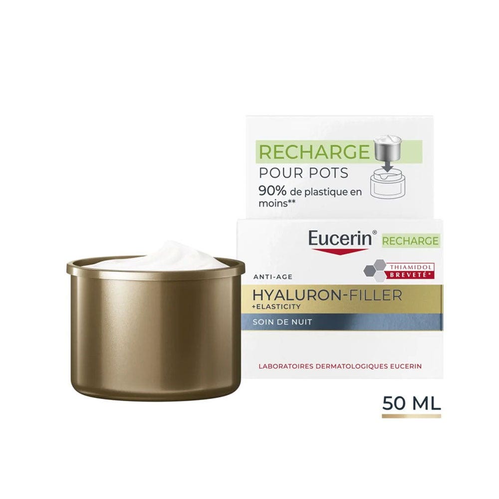 Eucerin Hyaluron-Filler + Elasticity Ricarica trattamento notte 50 ml