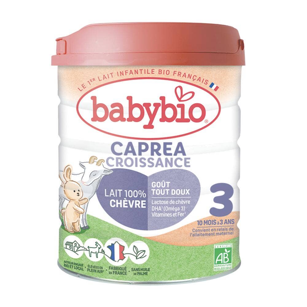 Babybio Latte per l'Infanzia Latte in polvere Capra 3 Crescita bio a partire da 10 mesi 800 g