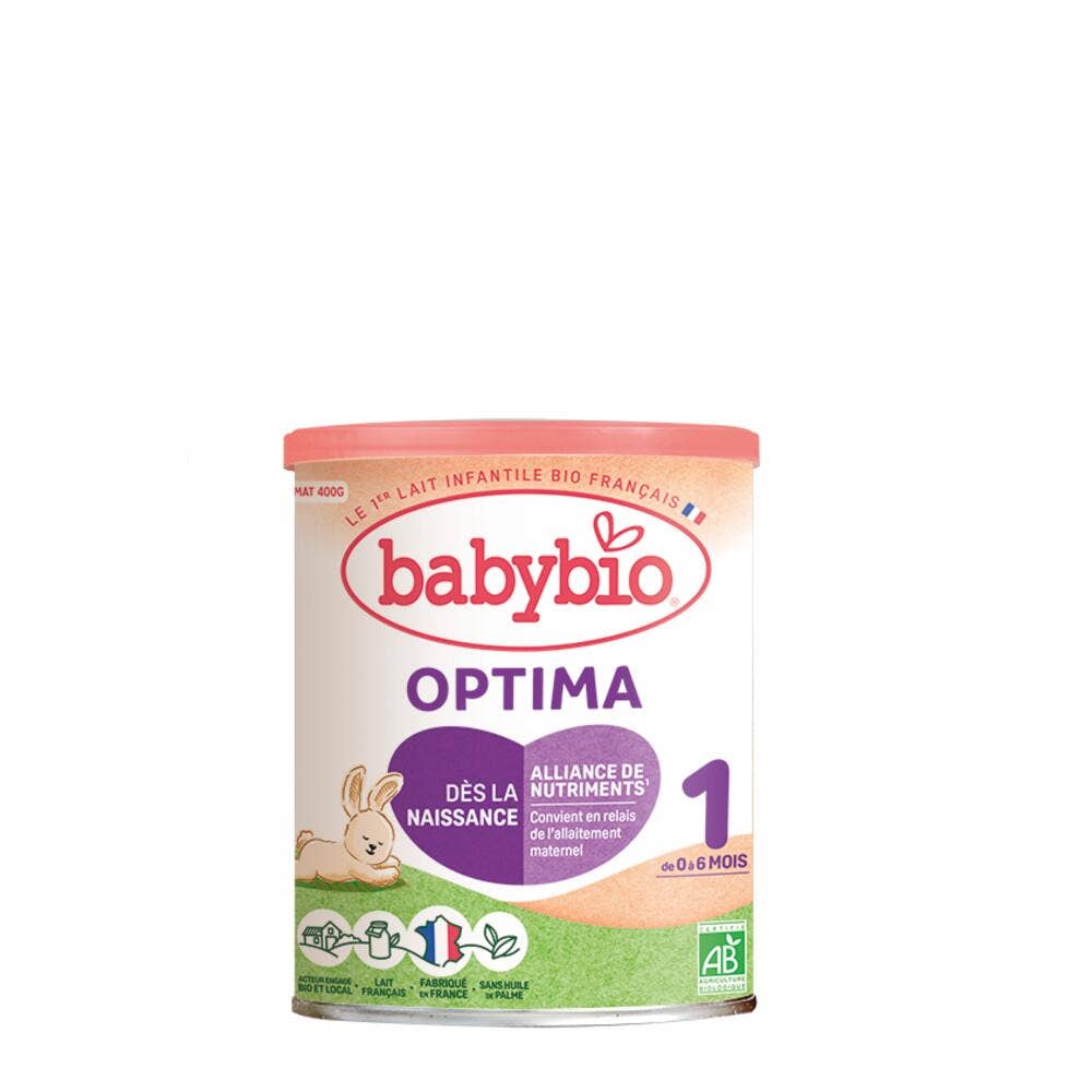 Babybio Optima 1 Bio in polvere per neonati da 0 a 6 mesi 400 g
