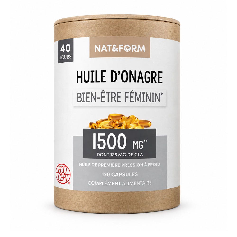 Nat&Form Olio di enotera 120 capsule