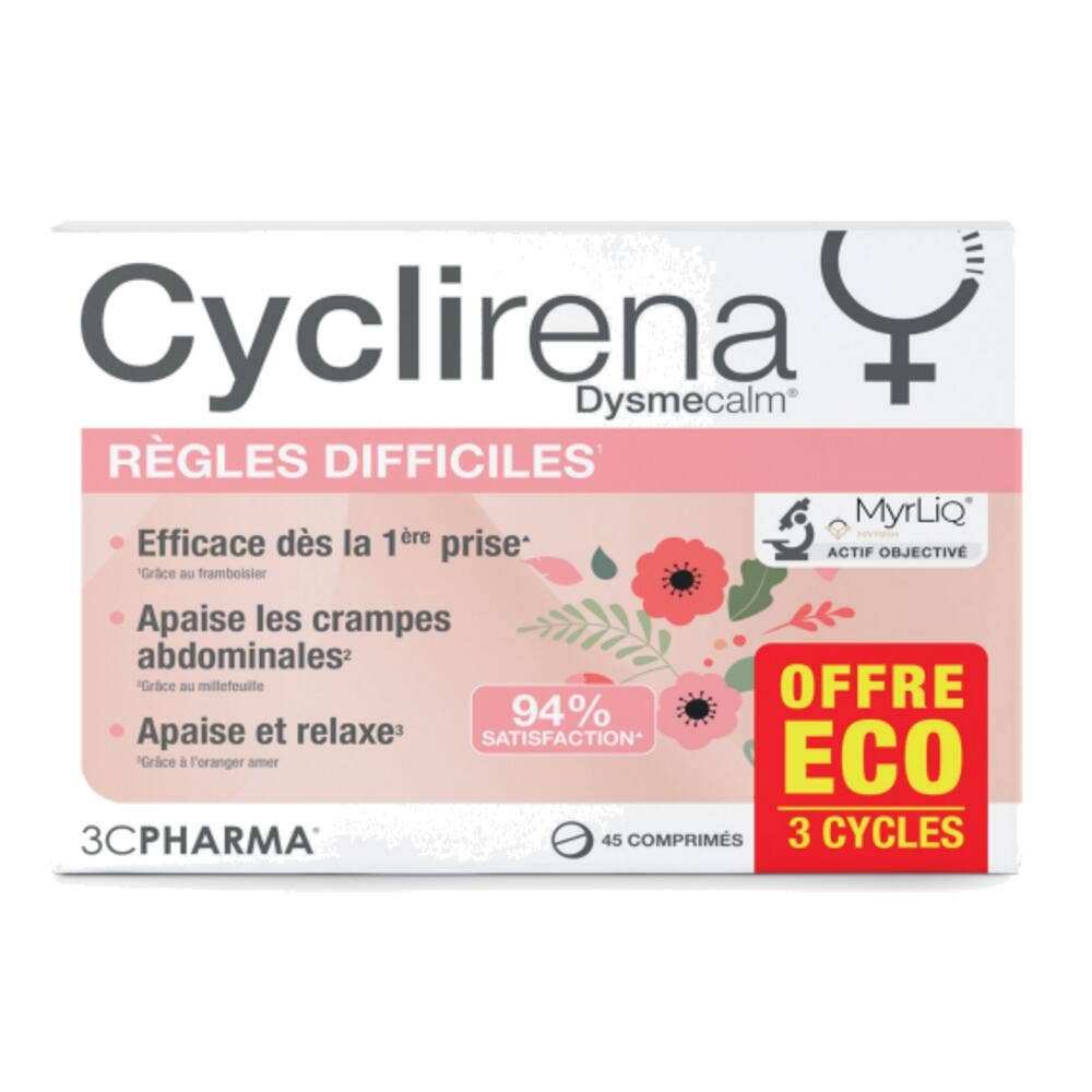 3C Pharma Cyclirena Mestruazioni difficili 45 compresse