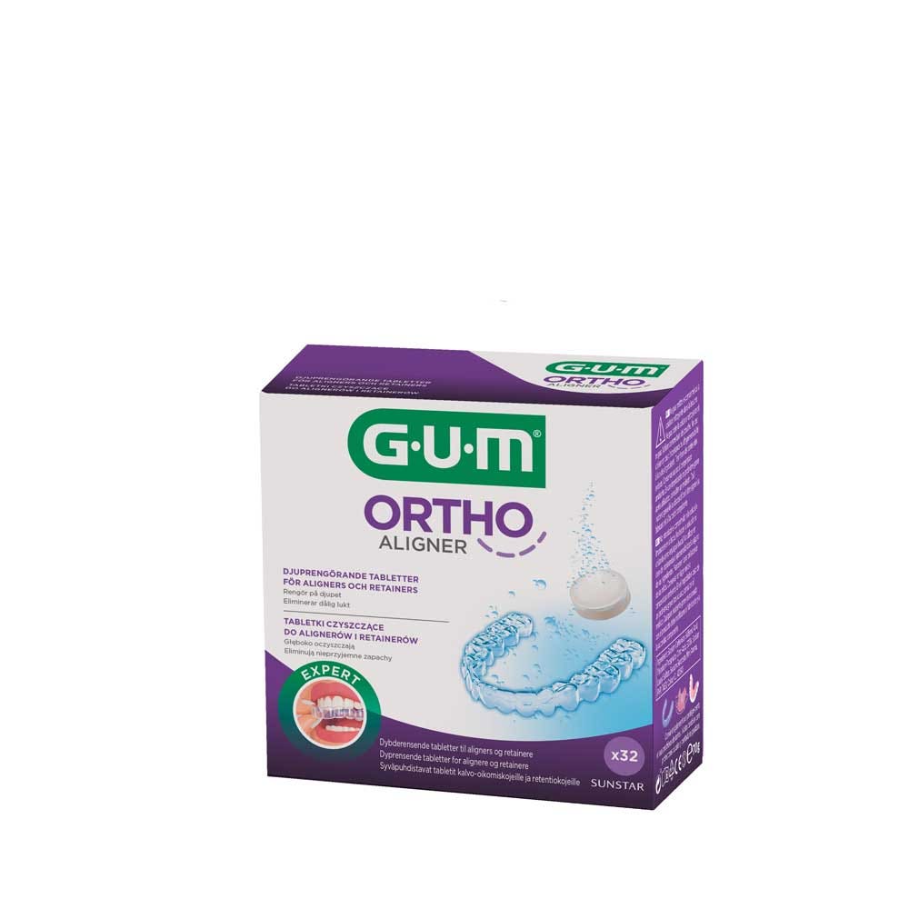 Gum Compresse detergenti per apparecchi ortodontici x 32