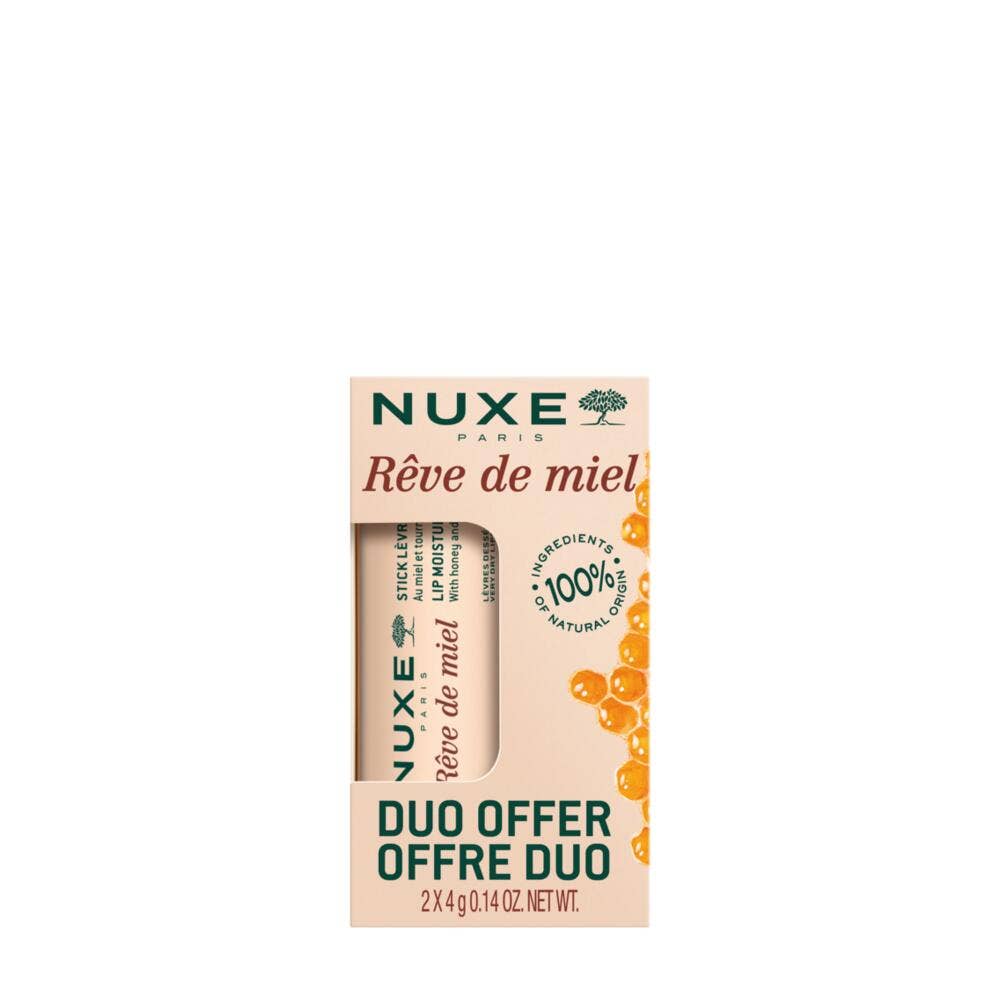 Nuxe Reve De Miel Stick Labbra Idratante 2x4g