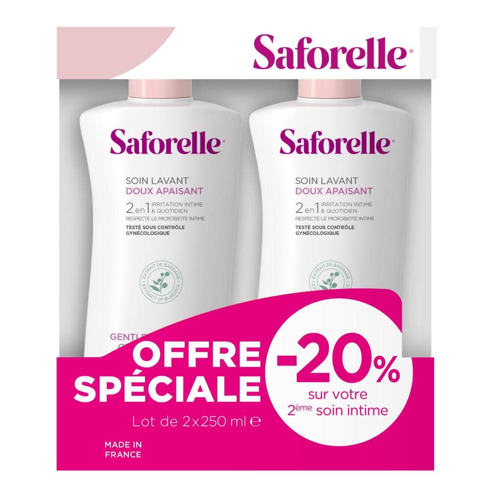 Saforelle Gel Detergente Delicato 2x250ml