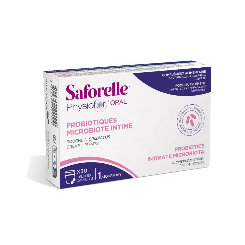 Saforelle Physioflor Flora Intime Soluzione orale 30 Gelule 30 Gelules