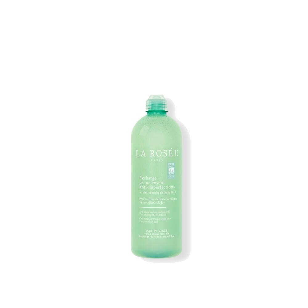 LA ROSÉE Ricarica gel detergente anti-imperfezioni bio 400 ml