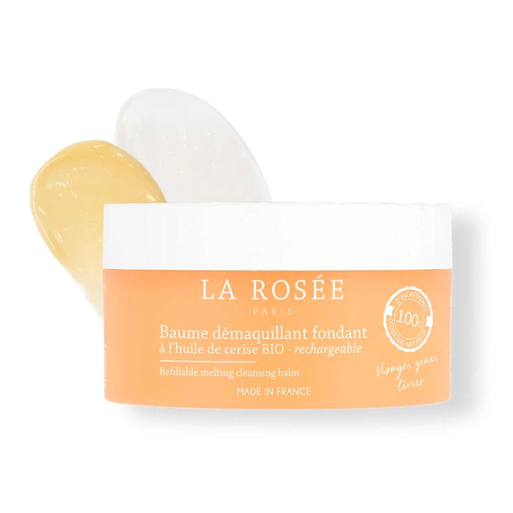 LA ROSÉE Balsamo struccante fondente ricaricabile all’olio di ciliegia bio 90 ml