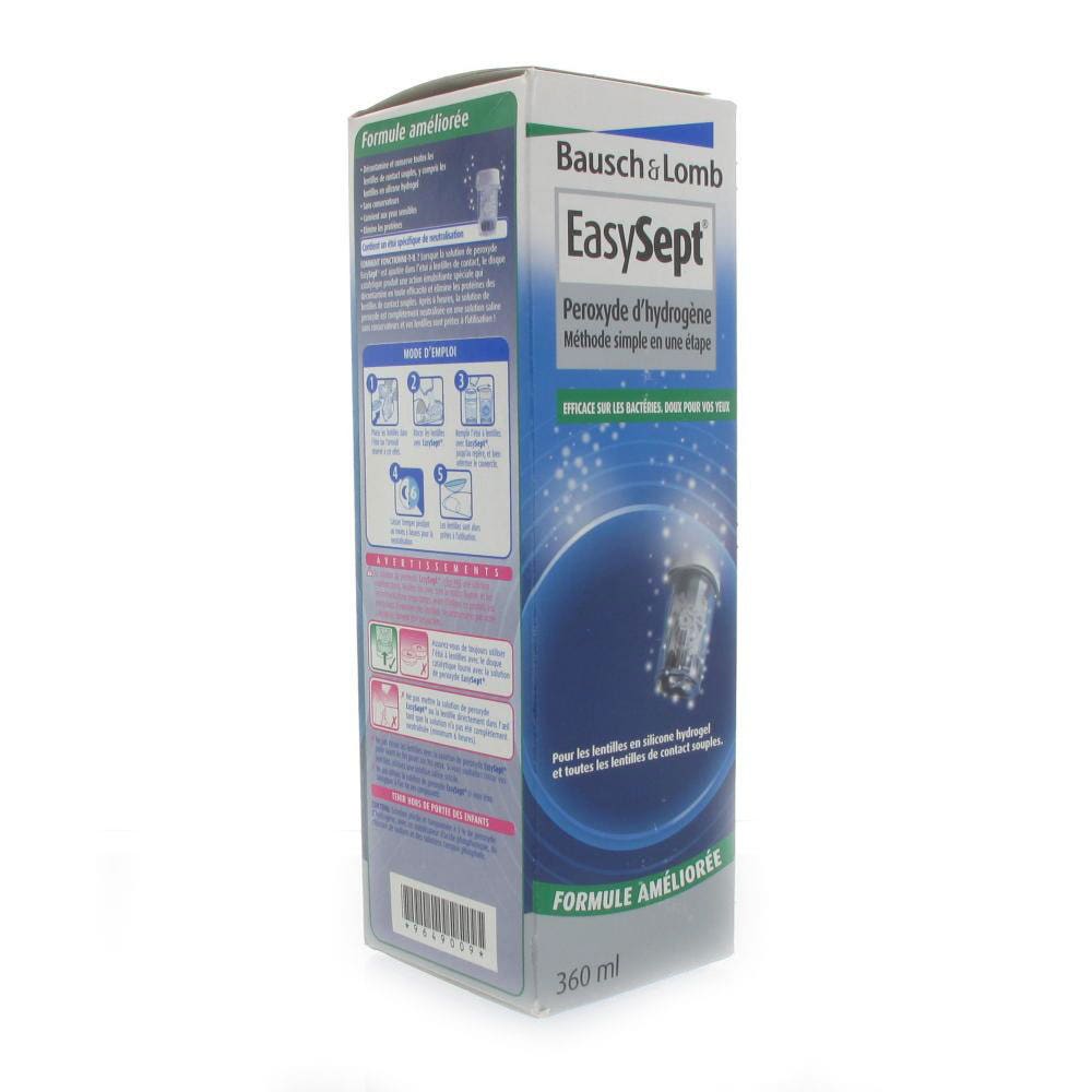 Bausch&Lomb Easysept Soluzione per lenti a contatto al perossido di idrogeno 360 ml