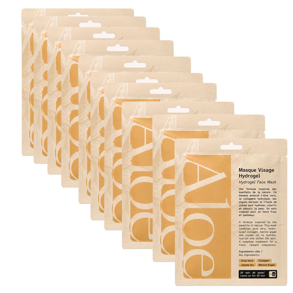 Aloe Paris Maschere viso in idrogel 10 maschere