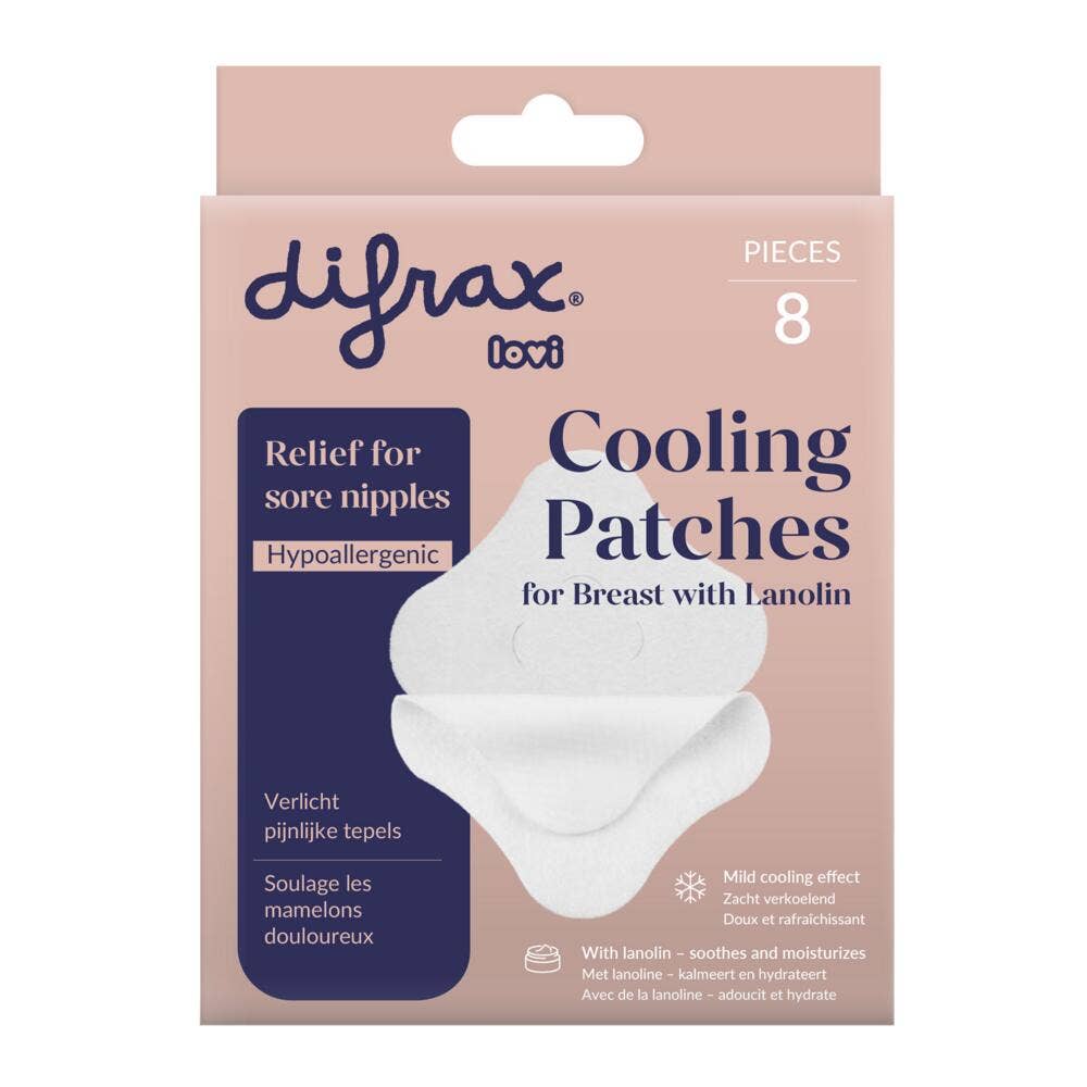 Difrax Patch rinfrescanti per l'allattamento x8
