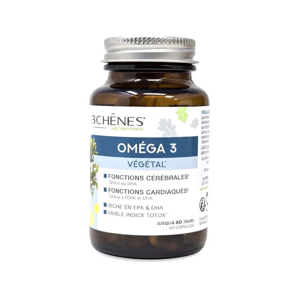 3 Chênes Omega 3 vegetale 60 capsule