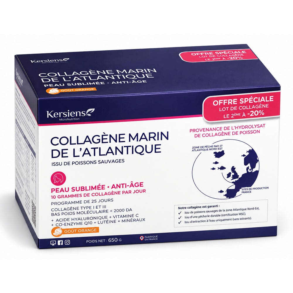 Kersiens Collagene marino della Bretagna Pelle sublimata, Anti-età 600g