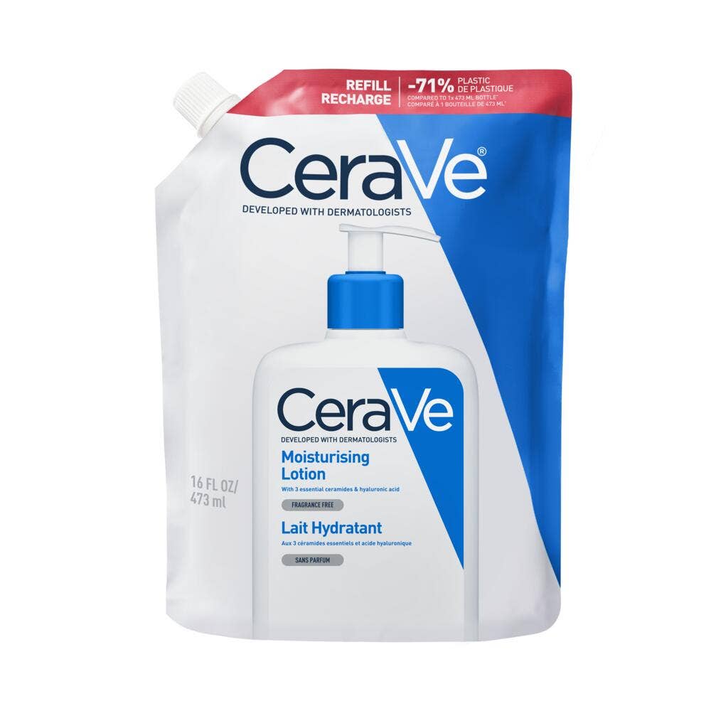 Cerave Body Eco ricarica latte idratante viso e corpo per pelli da secche a molto secche 473 ml