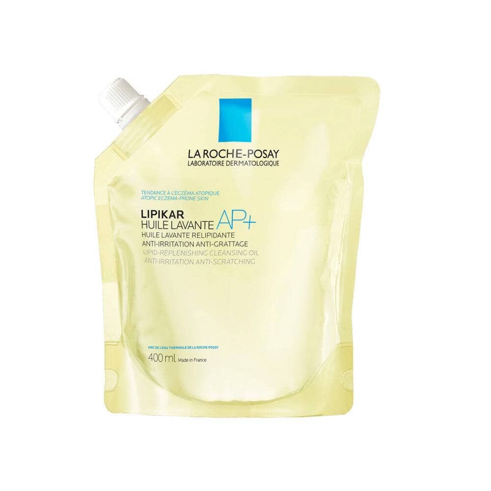 La Roche-Posay Lipikar Olio detergente per pelle soggetta a eczema atopico ricarica ecologica AP+ 400 ml