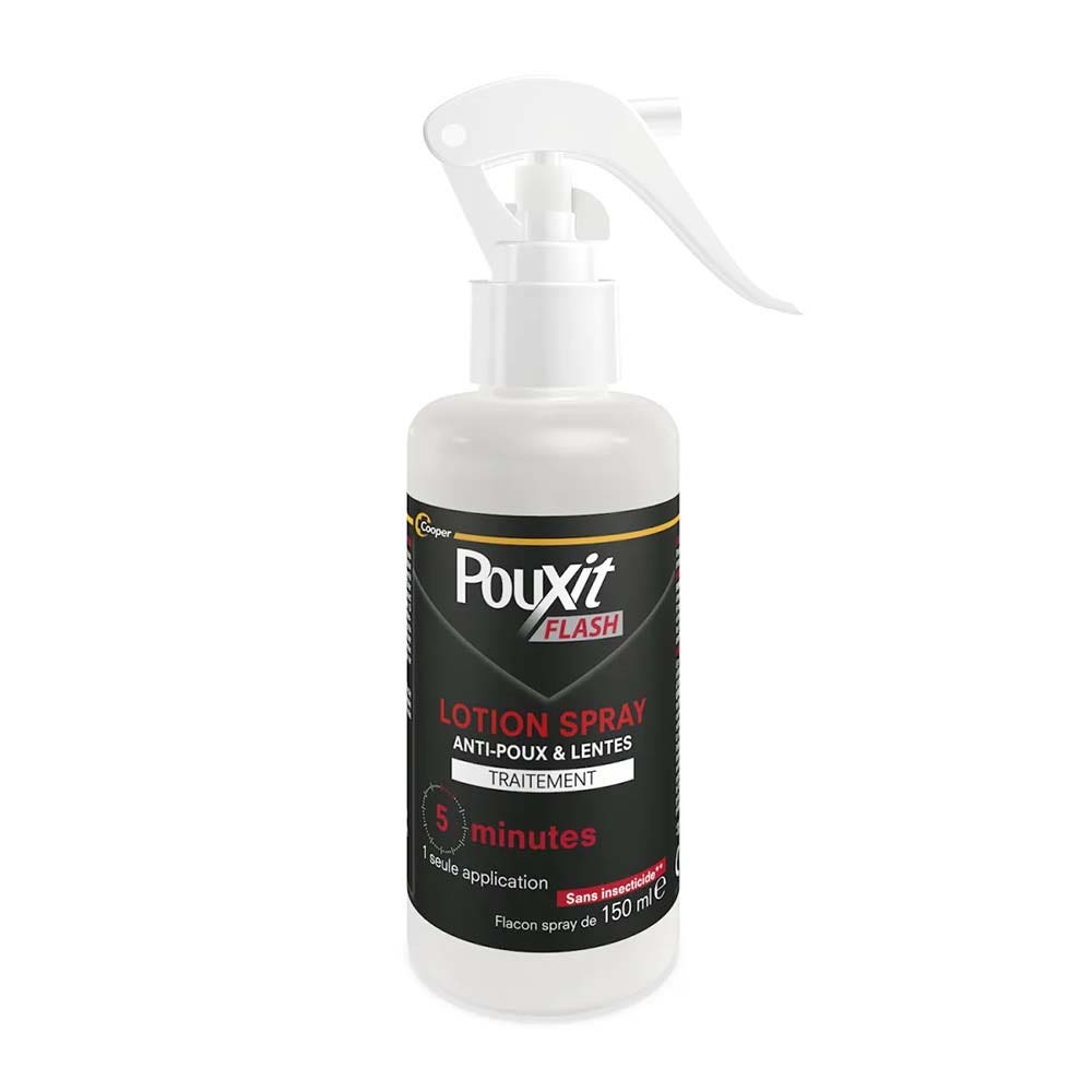 Pouxit Flash Trattamento antipidocchi e lendini in lozione spray 150 ml