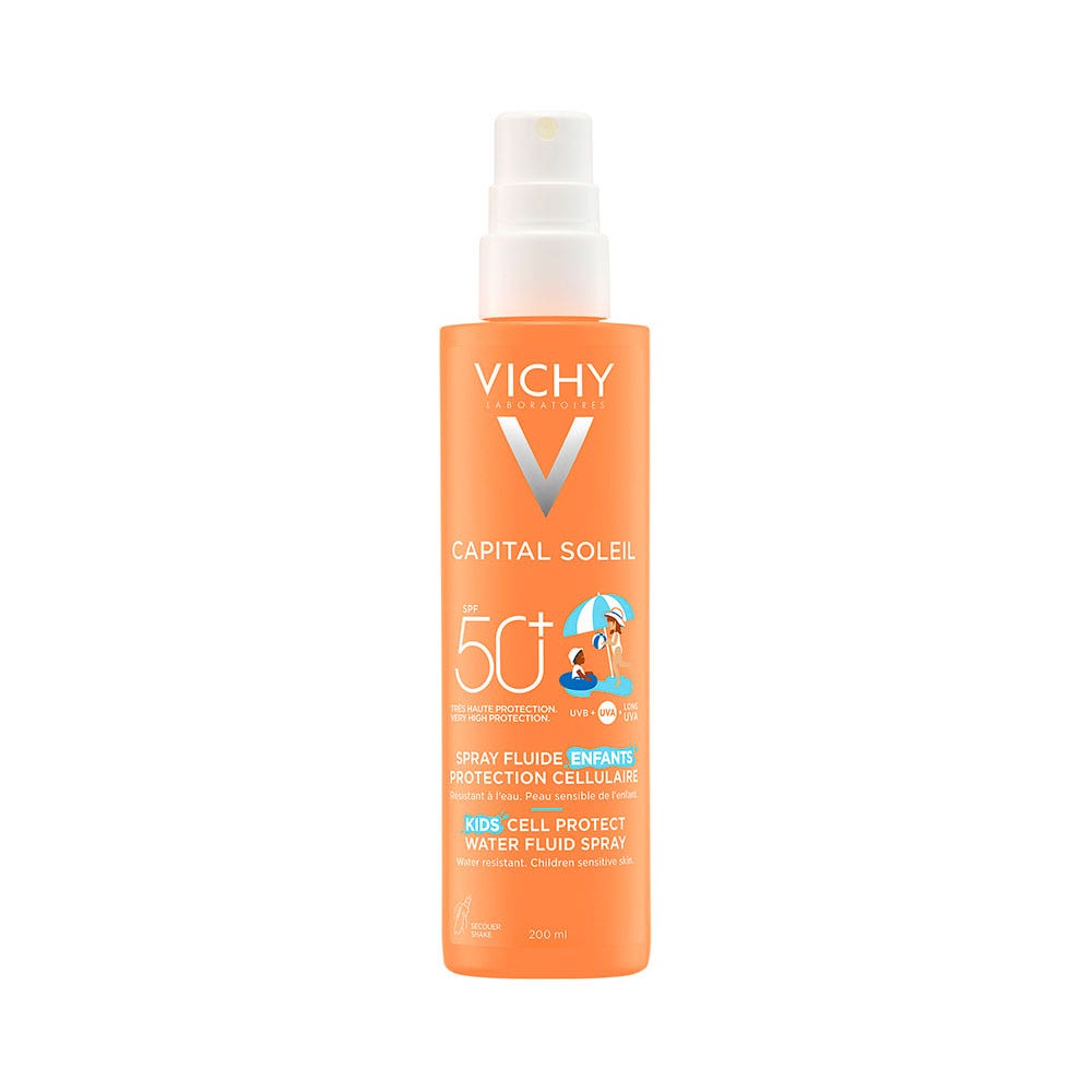 Vichy Capital Soleil Spray fluido per bambini SPF50+ 200 ml