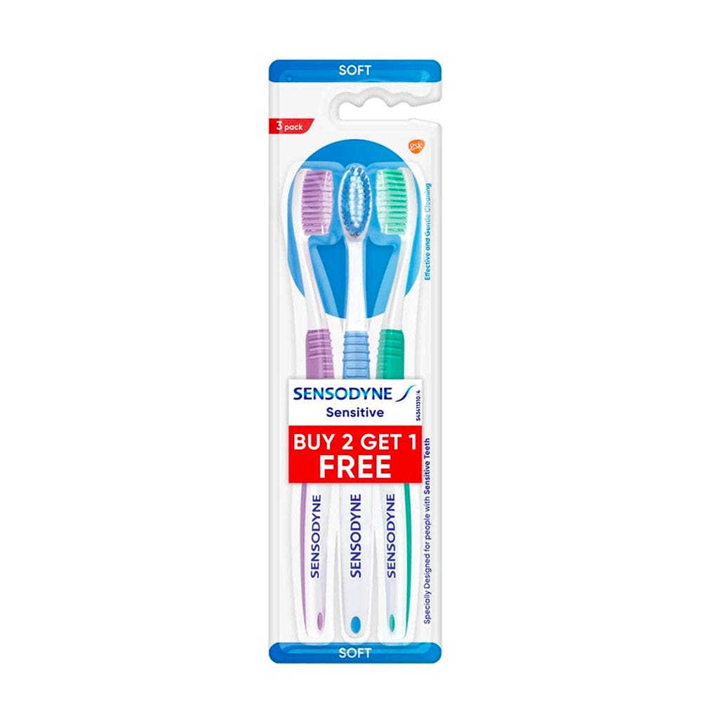Sensodyne Spazzolino Fresh Cleaning morbido x3