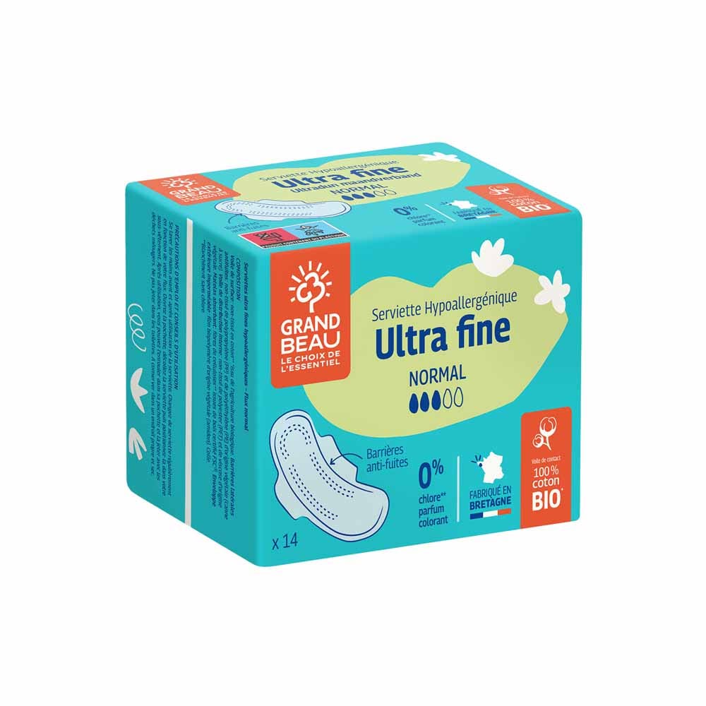 Grand beau Assorbente ipoallergenico ultra sottile normal x14