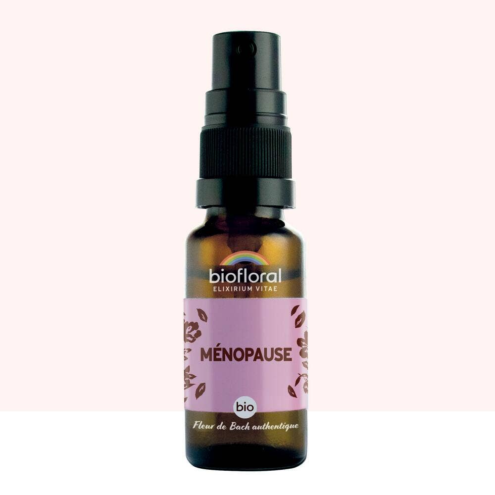 Biofloral Spray bio Demeter di Fiori di Bach autentici per la menopausa 20 ml