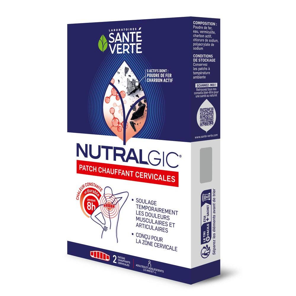 Sante Verte Nutralgic Cerotto riscaldante cervicale x 2