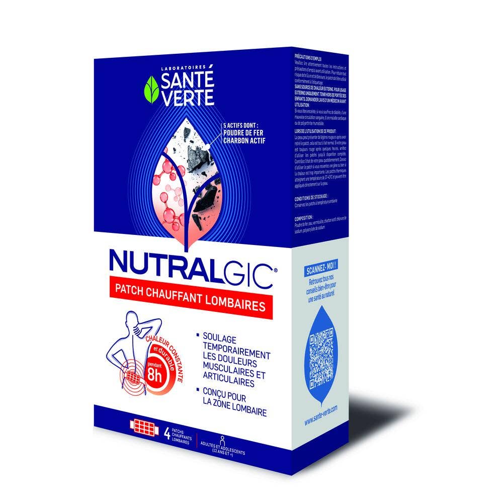 Sante Verte Nutralgic Patch riscaldante cervicale x 4