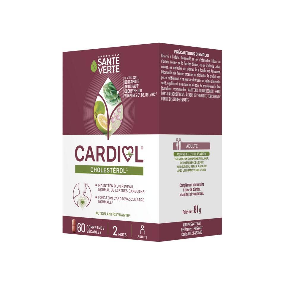 Sante Verte Cardiol Colesterolo 60 compresse