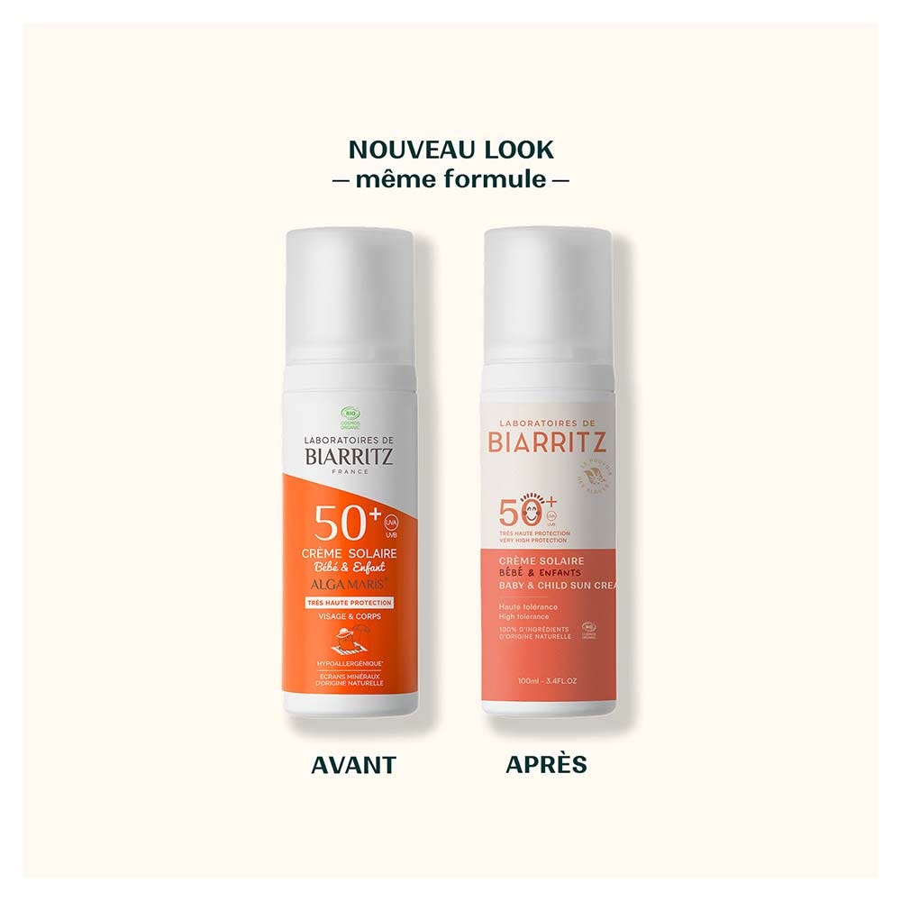 Laboratoires De Biarritz Prodotti solari Crema solare bambino e bambini SPF50+ per pelli sensibili 100 ml