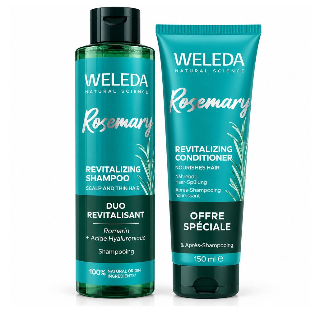 Weleda Rosmarino Shampoo rivitalizzante Rosemary e acido ialuronico